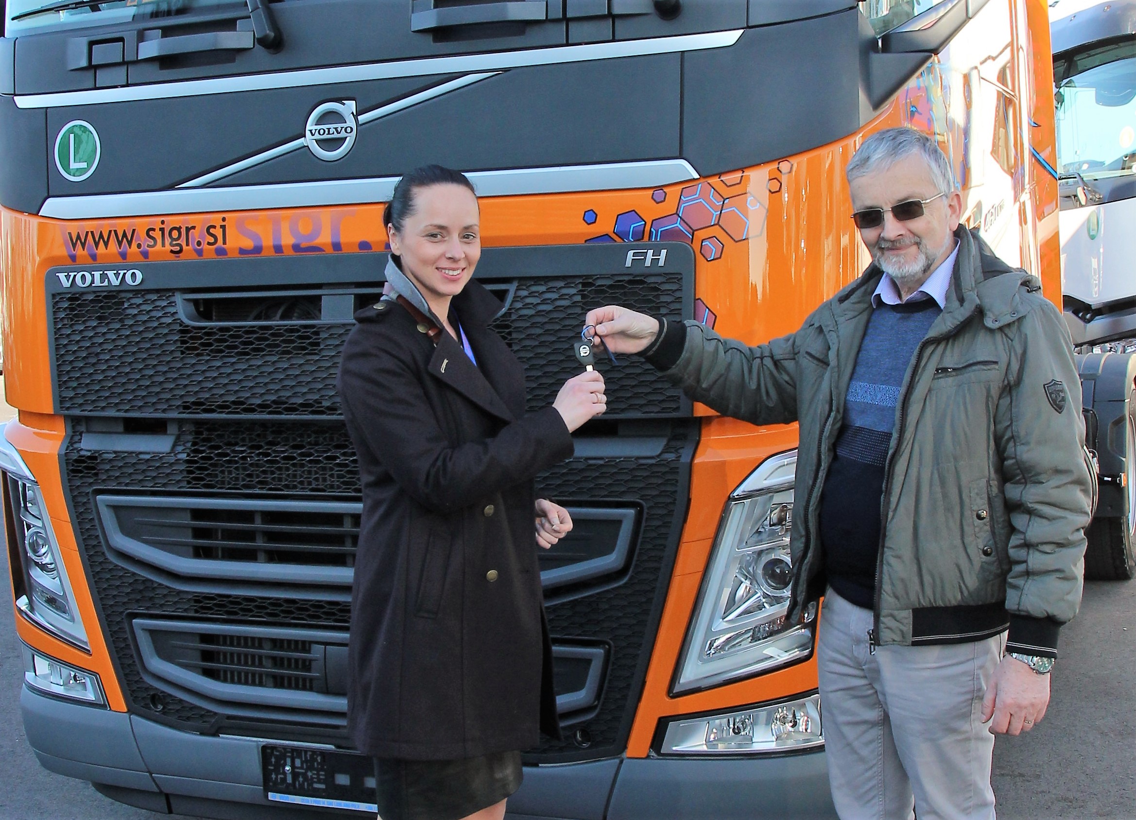 Prvi Volvo na plin pri SIGR Bizjak