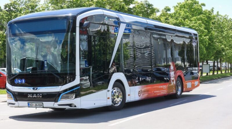 V Kranju vozi 8 novih električnih avtobusov