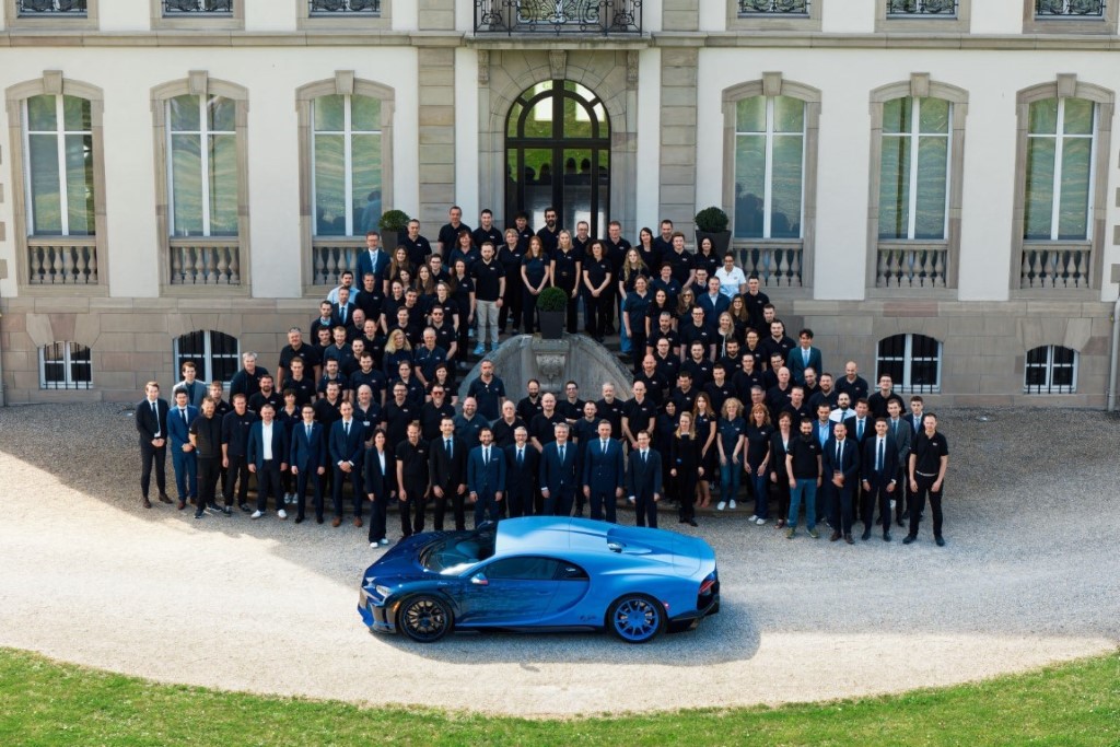 Izdelan je bil zadnji Bugatti Chiron