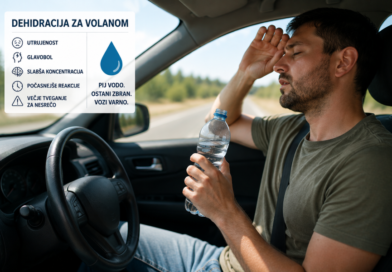 Vročina ne ogroža le zdravja, temveč tudi prometno varnost