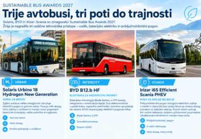 Trije avtobusi, tri poti do trajnosti